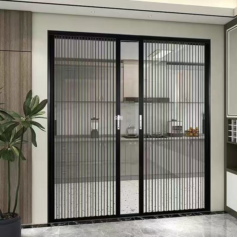 Folding screen door